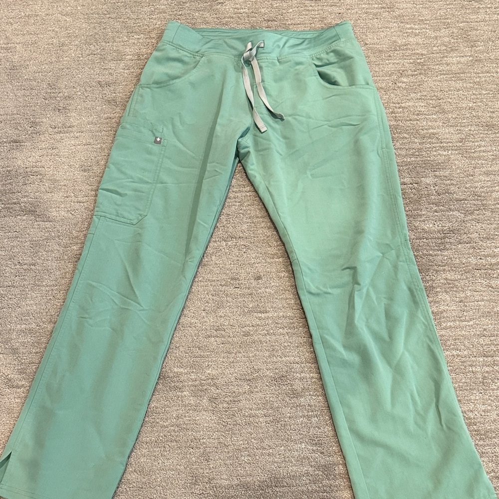 Figs Teal Kade Cargo pant